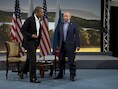 Obama en Poetin tijdens hun ontmoeting in juni in Noord-Ierland.