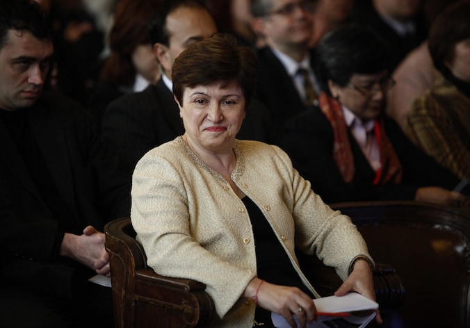 Eurocommissaris Kristalina Georgieva (Humanitaire Hulp)