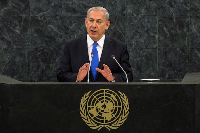 De Israëlische premier Netanyahu.