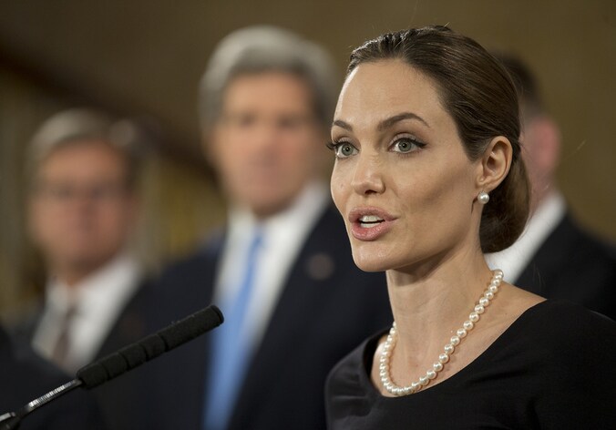 De Amerikaanse actrice Angelina Jolie is speciaal gezant voor de vluchtelingenorganisatie van de Verenigde Naties.