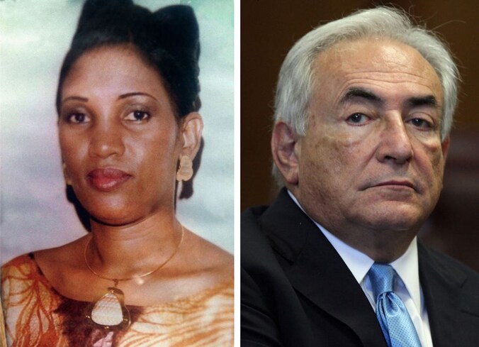 Diallo Nafissatou en Dominique Strauss-Kahn.
