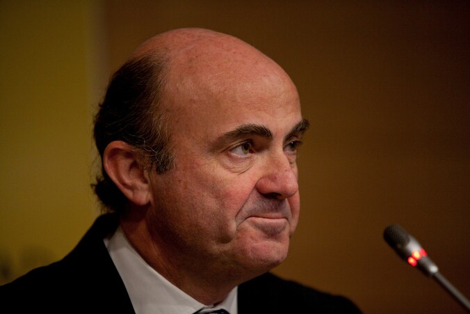 Luis de Guindos, de Spaanse minister van Economie.