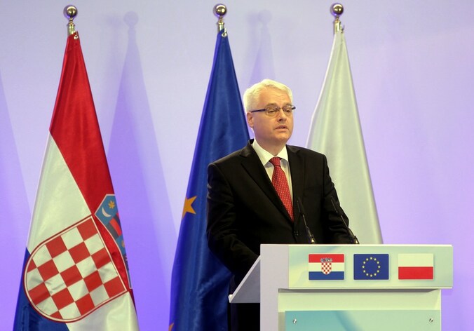 De Kroatische president Ivo Josipovic.