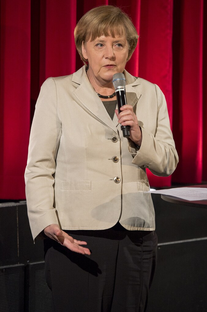 De Duitse bondskanselier Angela Merkel.