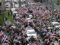 Protest in de Thaise hoofdstad Bangkok.