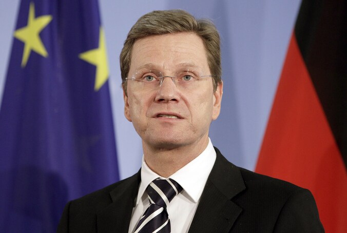 De Duitse minister van Buitenlandse Zaken Guido Westerwelle.