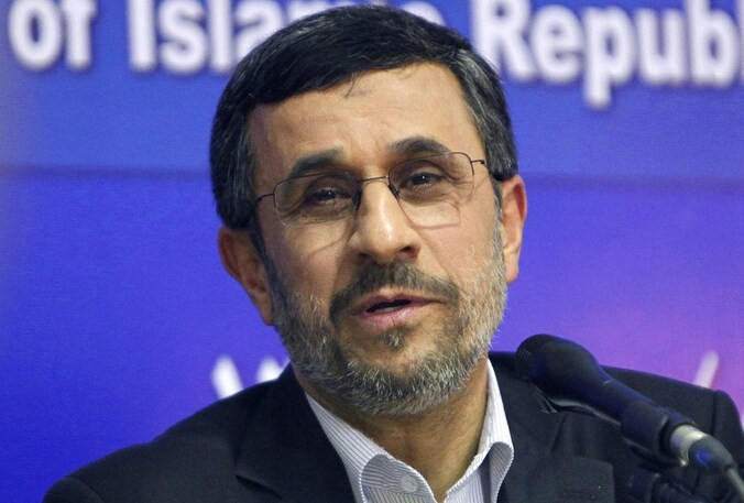 De Iraanse president Mahmoed Ahmadinejad.