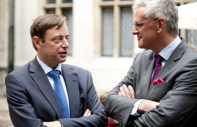 Antwerps burgemeester Bart De Wever en Vlaams minister-president Kris Peeters.