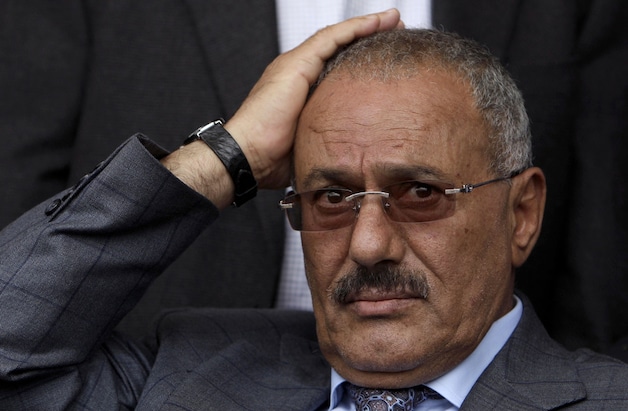 De Jemenitische president Ali Abdullah Saleh.