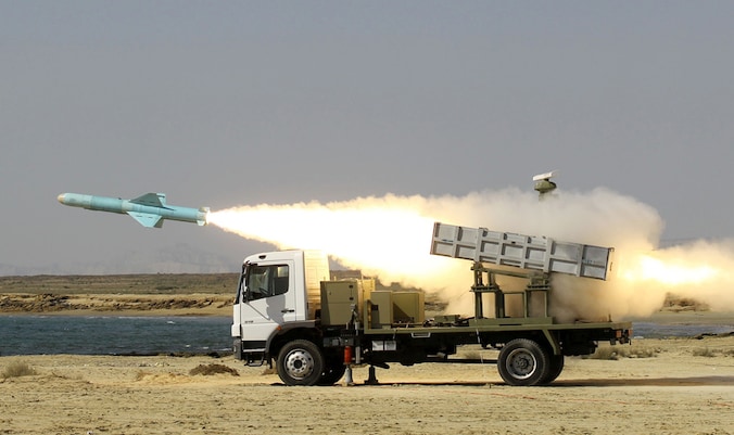 Iran testte begin januari een Ghaderraket, nabij de Zeestraat van Hormuz.