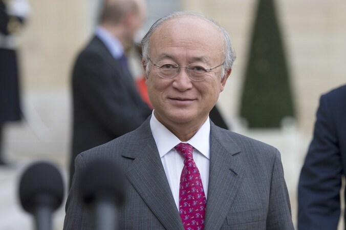 Yukiya Amano, de baas van het IAEA.