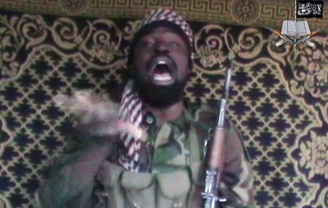 Deze man is naar eigen zeggen leider van de radicaalislamitische sekte Boko Haram.