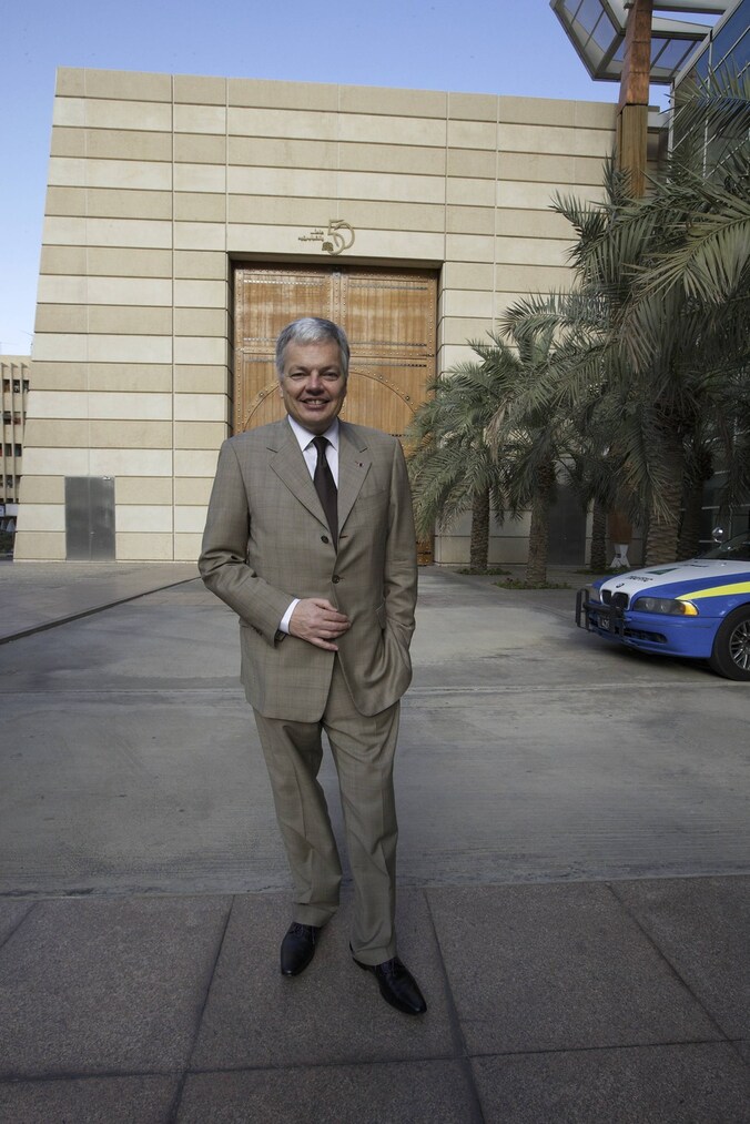 Het kabinet van Didier Reynders stuurt een brief.