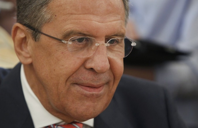 De Russische minister van Buitenlandse Zaken Sergej Lavrov.