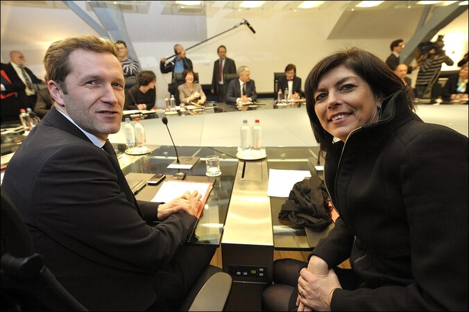Paul Magnette en Joëlle Milquet.