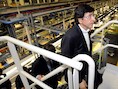 Elio Di Rupo op bezoek bij Volvo Cars in Gent.