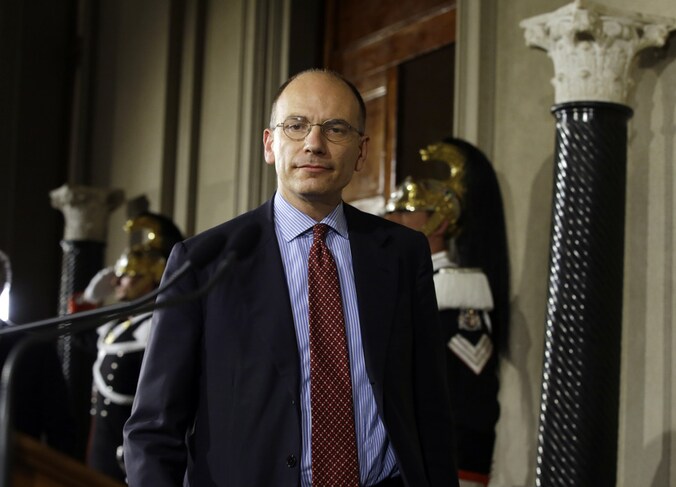 Enrico Letta, plaatsvervangend leider van de Democratische Partij (PD).