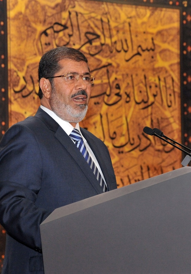 De Egyptische president Mohammed Morsi.