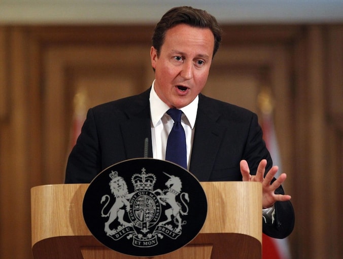 De Britse premier David Cameron lag de voorbije dagen zwaar onder vuur.
