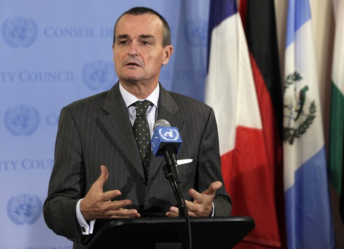 Franse VN-ambassadeur Gérard Araud.