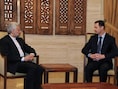 De Syrische president Assad in vergadering met Saeed Jalili, de Iraanse nationale veiligheidsadviseur.
