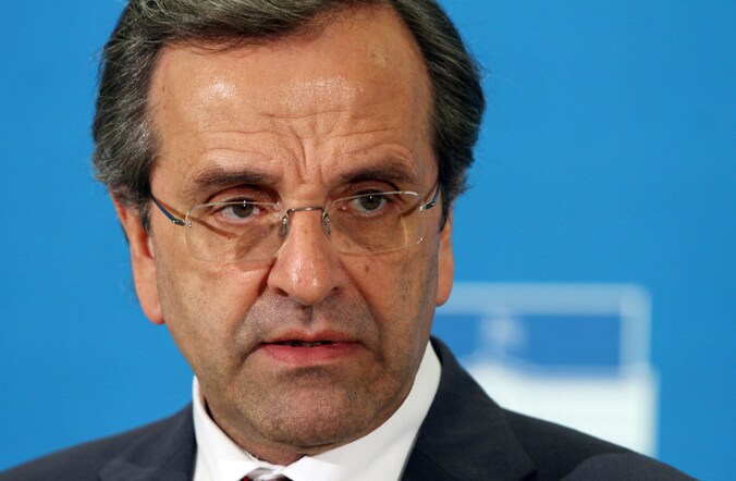 Samaras werkt straks verder aan de coalitie. De staatsradio koestert hoop.