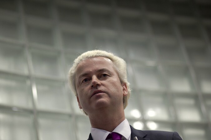 Voorzitter van de PVV Geert Wilders.