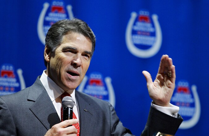 De politieke carrière van Rick Perry begon toen hij in 1984 voor de Democratische Partij verkozen werd in het Huis van Afgevaardigden in Texas.