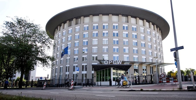 De OPCW heeft haar hoofdzetel in Den Haag.