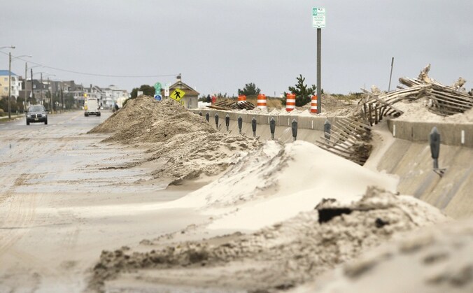 De gouverneur van New Jersey noemde de schade die de storm aanrichtte "onvoorstelbaar".
