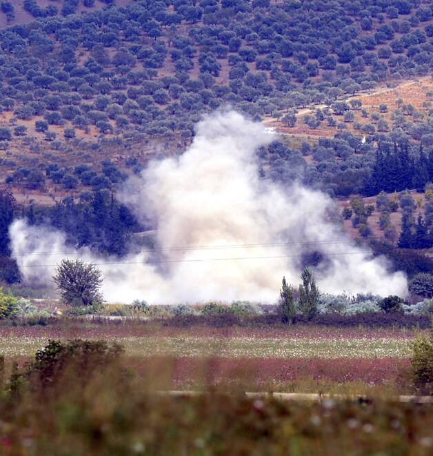 Syrische mortiergranaten landen op Turks grondgebied.
