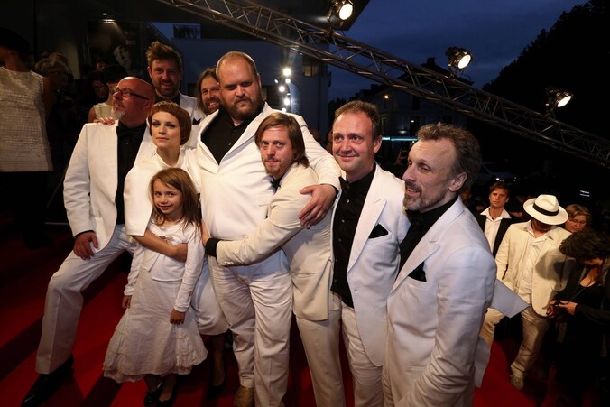 De cast van 'The Broken Circle Breakdown' op het Filmfestival van Gent.