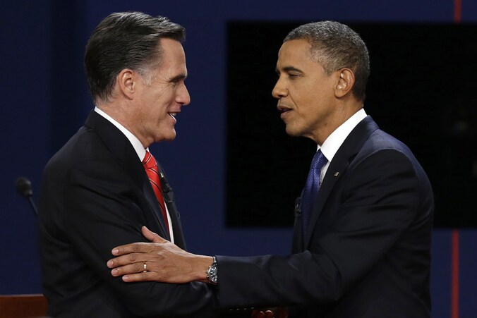 Mitt Romney en Barack Obama.