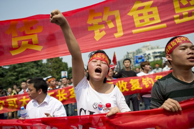 Anti-Japans protest in China.