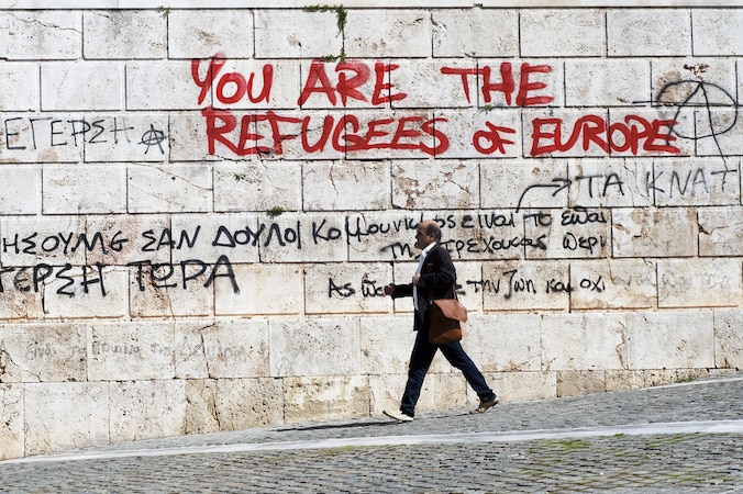 Graffiti in Athene.