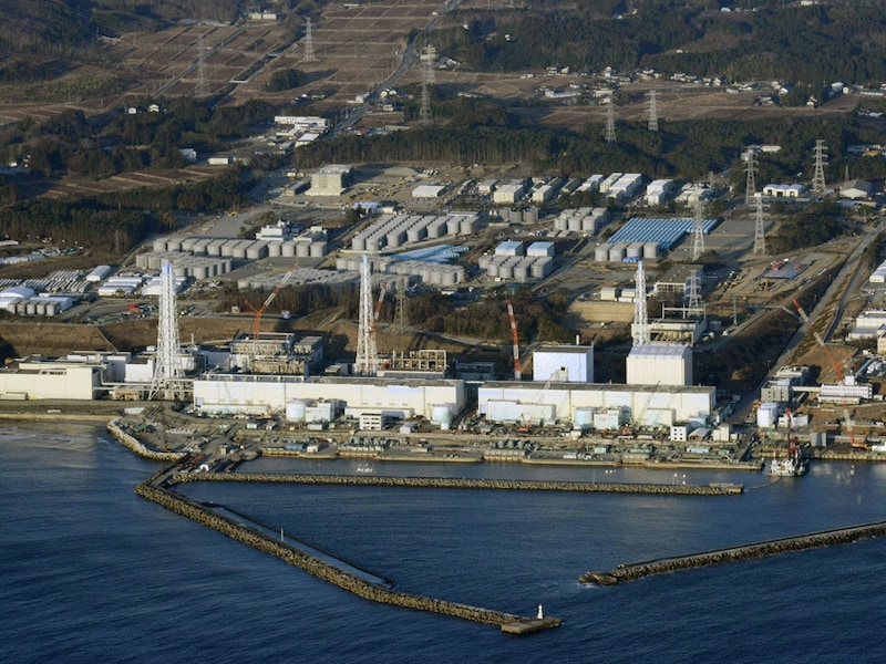 De kerncentrale Fukushimi op een foto uit maart 2013.