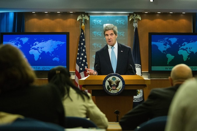 De Amerikaanse minister van Buitenlandse Zaken John Kerry presenteerde eerder deze week het rapport over de mensenrechten.