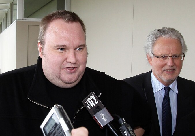 Kim Dotcom in februari 2012.