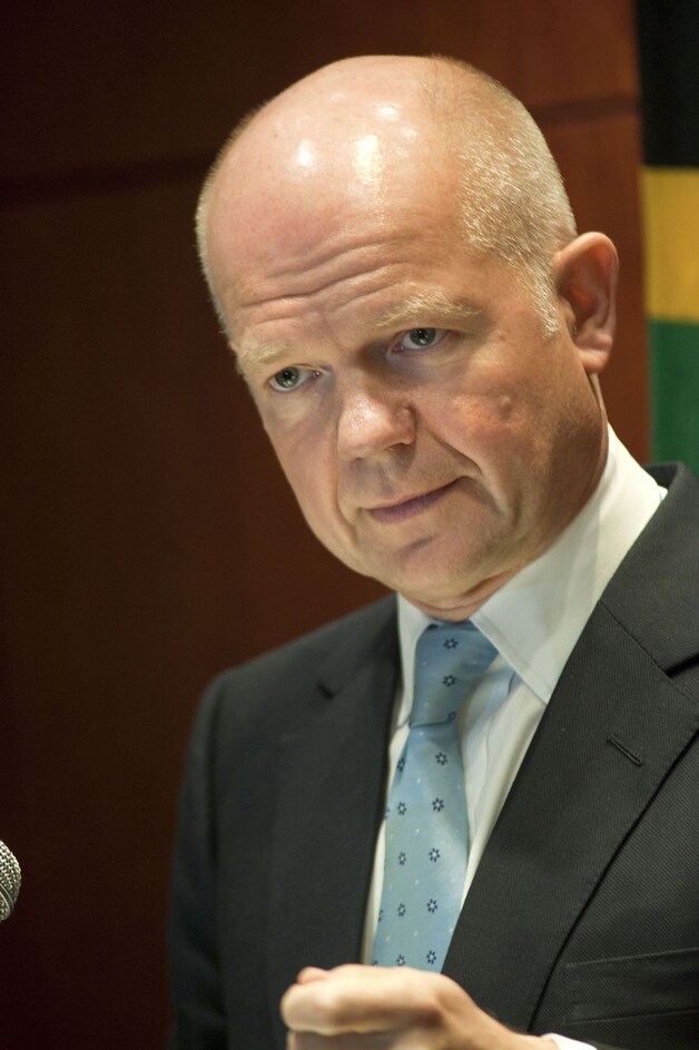 De Britse minister van Buitenlandse Zaken William Hague.