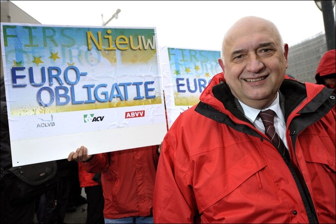 ABVV-voorzitter Rudy De Leeuw.