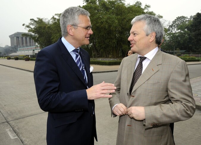 Kris Peeters en Didier Reynders.