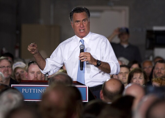 Republikeins presidentskandidaat Mitt Romney.