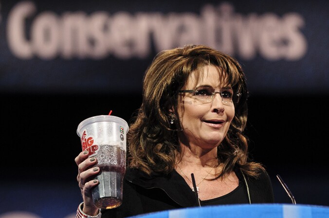 Sarah Palin, voormalig gouverneur van Alaska, was in 2008 de running mate van John McCain, de Republikeinse presidentskandidaat die het tegen president Obama opnam.