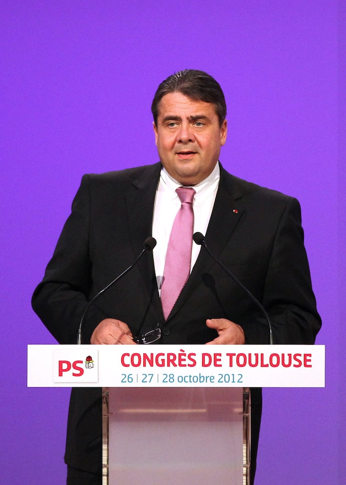 Oppositieleider Sigmar Gabriel