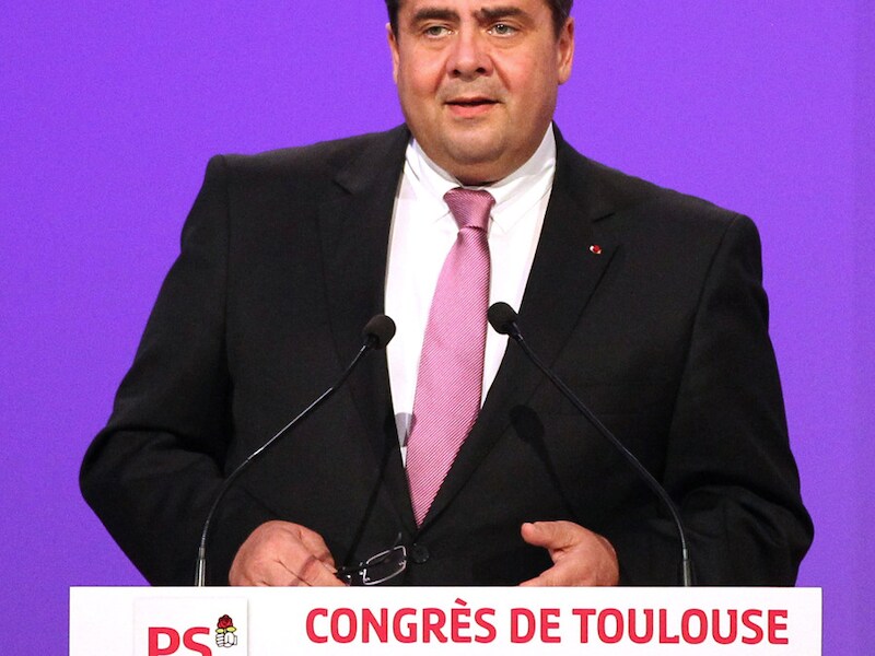 Oppositieleider Sigmar Gabriel