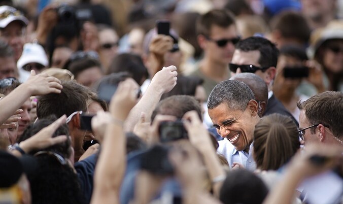 President Barack Obama op 2 september in Boulder, Colorado.