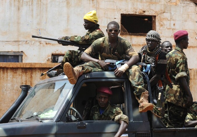 Seleka rebellen.