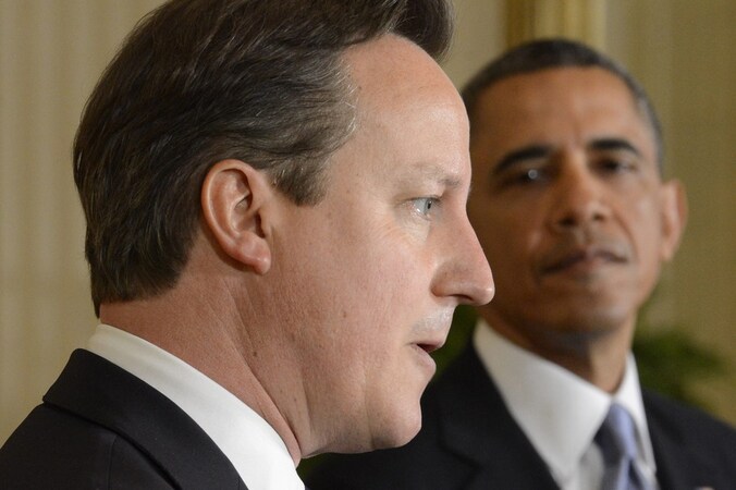 David Cameron en Barack Obama.