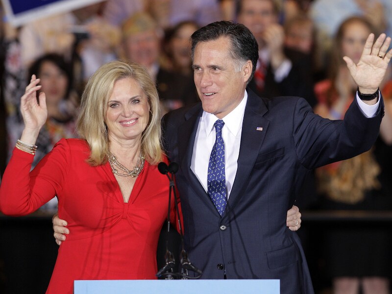 Ann en Mitt Romney.