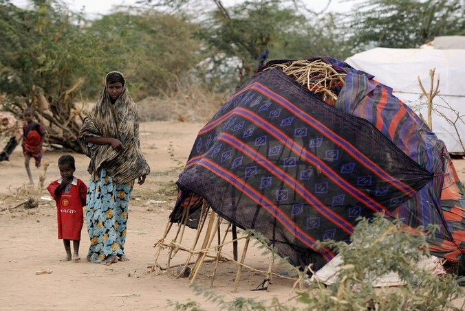Dabaab, in Kenia, is het grootste vluchtelingenkamp ter wereld en herbergt voornamelijk Somaliërs.